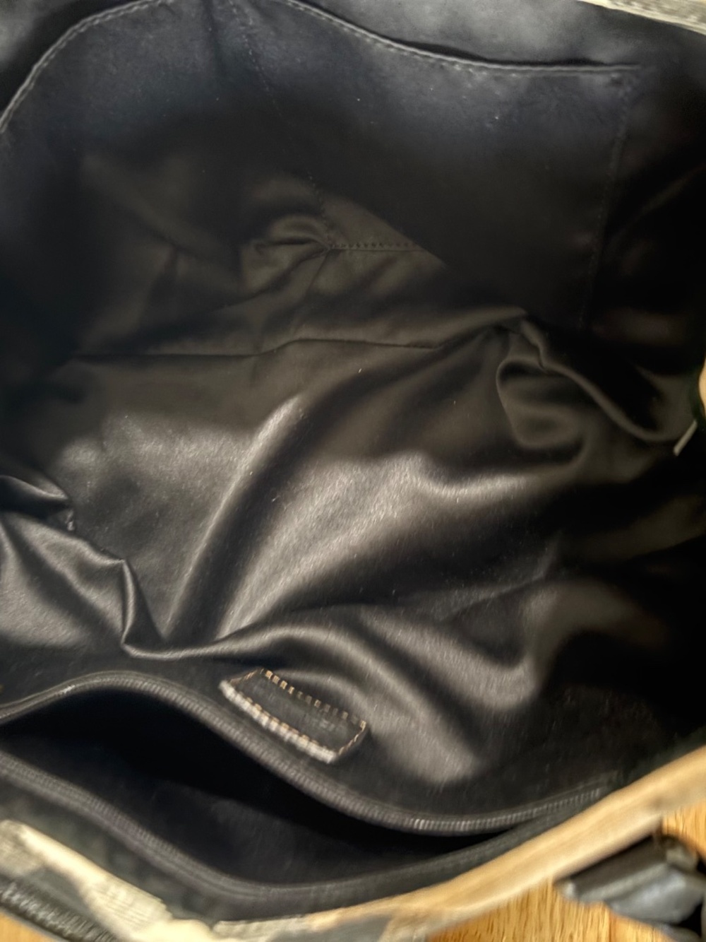 Burberry black leather bag, authentic vintage - Picture 6 of 14
